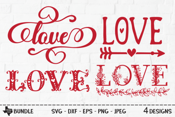 Download Love Bundle - Valentines Day Designs - Design Collection