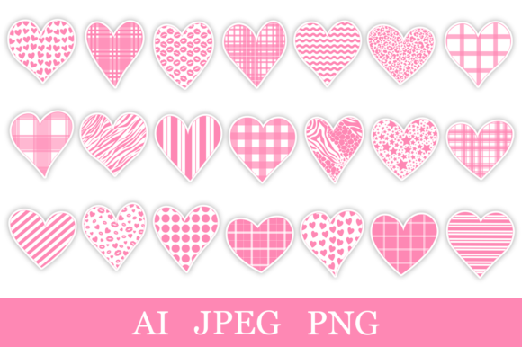 Download Valentine's Heart Stickers Printable PNG - Premium Resources