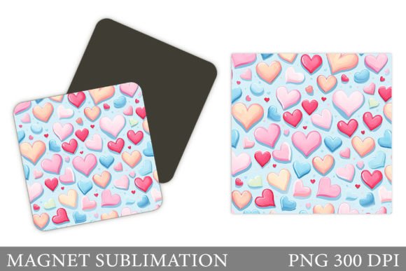 Download Valentines Hearts Magnet Design - Design Collection