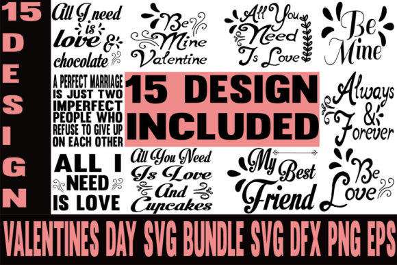 Download Valentines Designs Bundle - Design Collection