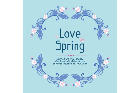Download Romantic Card Design for Love Spring - Design Collection