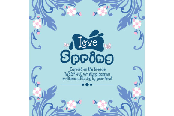 Download Romantic Card Design for Love Spring - Design Collection