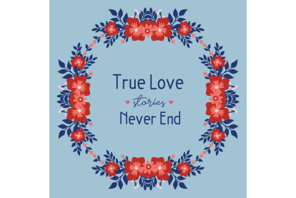 Download Romantic Card Design for True Love - Design Collection