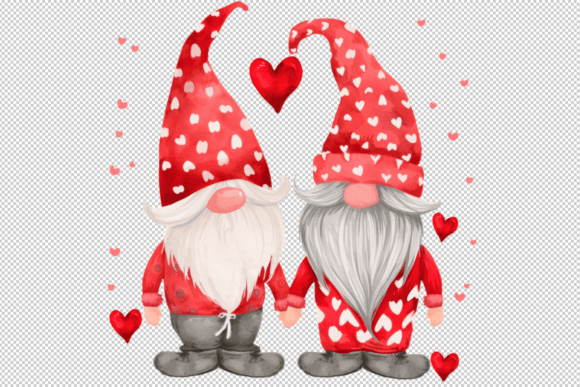 Download Couple of Gnomes Clipart Valentine's Day - Clipart valentine's day Collection