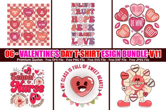 Download Retro Valentine’s Day Designs - Design Collection
