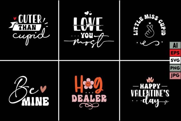 Download Valentine's Day Bundle T Shirt Design - Design Collection