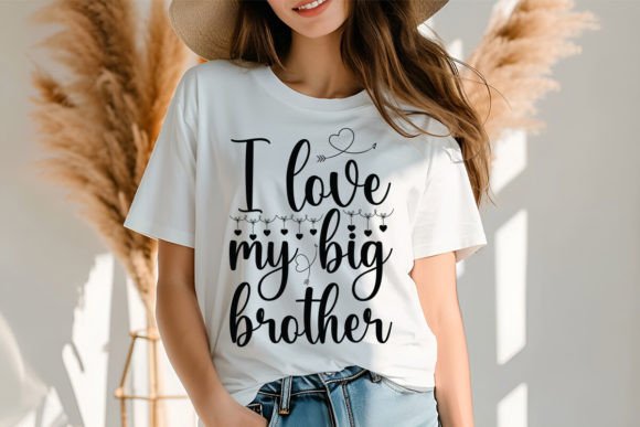 Download I Love My Big Brother SVG Design - Design Collection
