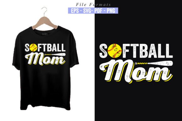 Download Softball Mom SVG T-Shirt Design - Design Collection