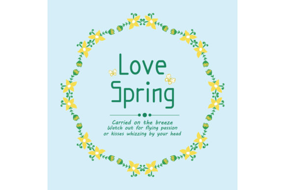 Download Wallpaper Design for Love Spring Card - Design Collection