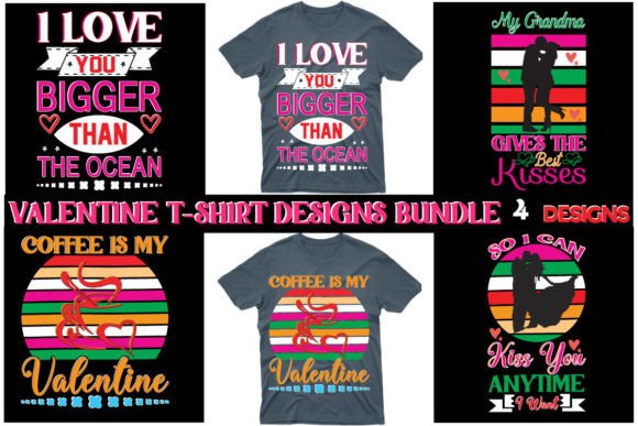 Download VALENTINE'S T-SHIRT DESIGNS BUNDLE - Design Collection