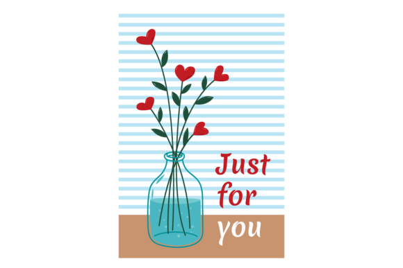 Download Just for You Card. Romantic Design Templ - Design Collection
