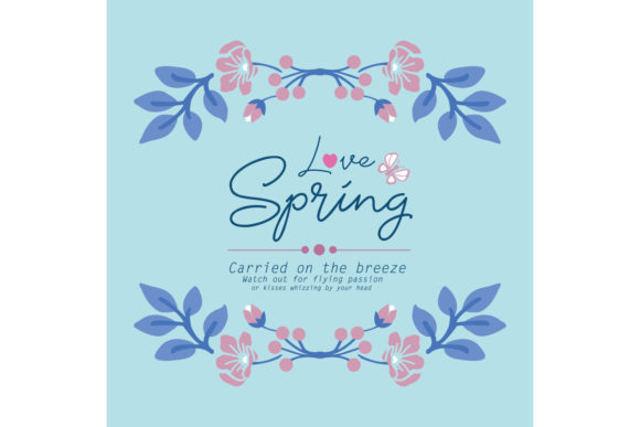 Download Modern Spring Love Card - Spring love card Collection