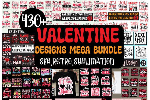 Download Valentine’s Day Designs Mega Bundle - Design Collection