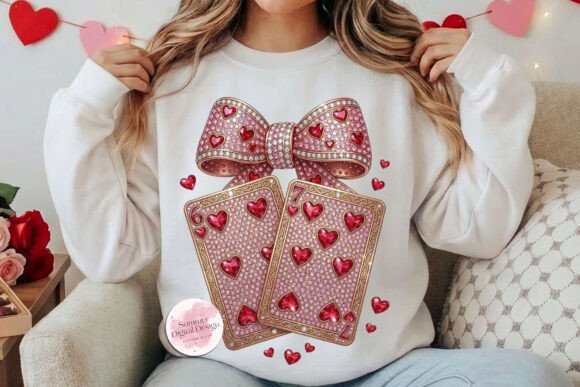 Download 67 Valentine PNG Heart Cards Bow Design - Design Collection