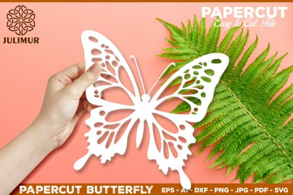 Download Papercut Butterfly SVG Design for Cricut - Design Collection