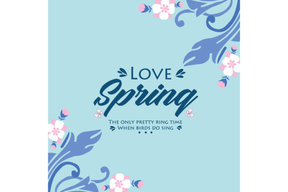 Download Romantic Card Design for Love Spring - Design Collection