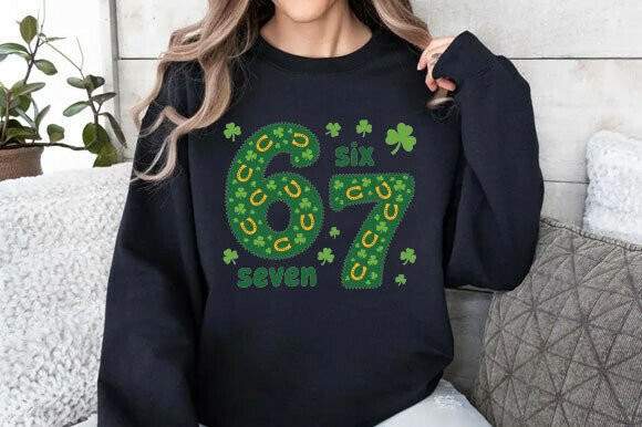 Download 67 PNG Design, St Patrick’s Day 67 Shirt - Design Collection