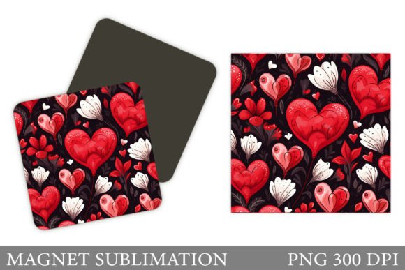 Download Valentines Hearts Magnet Design - Design Collection