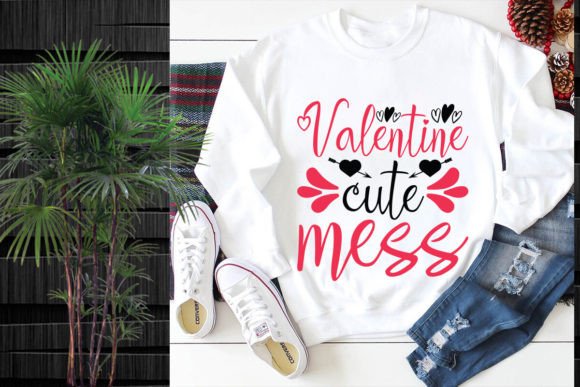 Download Valentine Cute Mess SVG Design, - Design Collection