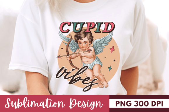 Download Cupid Vibes Sublimation Design - Design Collection